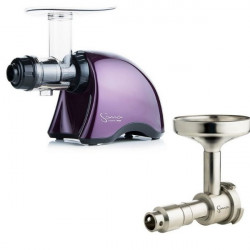 Pack Extracteur de jus horizontal Sana 707 Purple + Accessoire Extracteur d'huile
