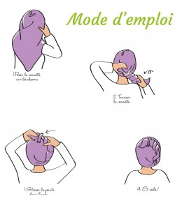 Serviettes à cheveux - couleur verte Serviettes à cheveux - couleur verte