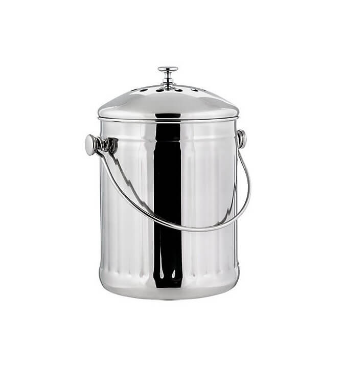 BioSeau composteur de cuisine Ecovi Inox 3L BioSeau composteur de cuisine Ecovi Inox 3L