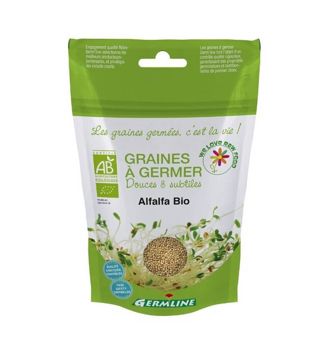 Graines germées Germline ALFALFA BIO 150G Graines germées Germline ALFALFA BIO 150G