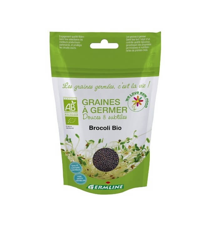 Graines germées Germline BROCOLI BIO 150G Graines germées Germline BROCOLI BIO 150G