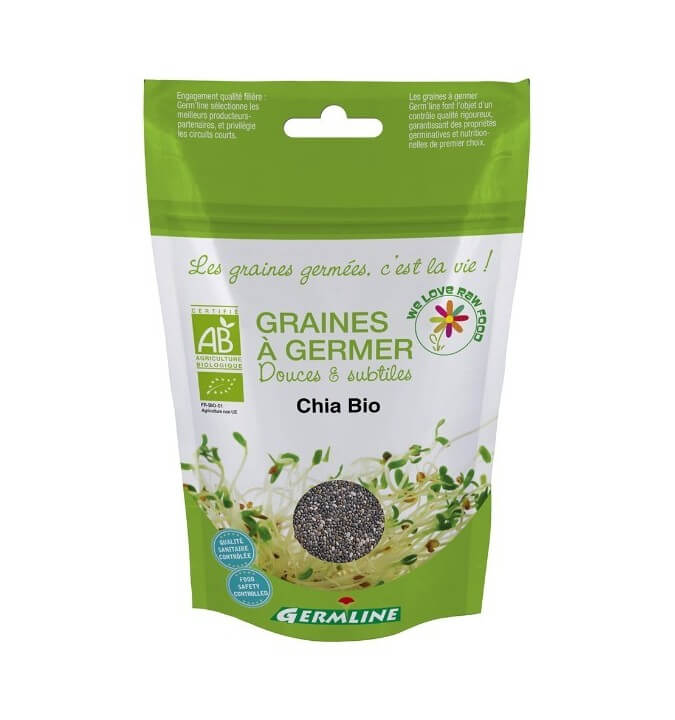 Graines germées Germline CHIA BIO 100G Graines germées Germline CHIA BIO 100G