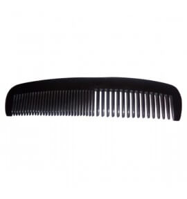 peigne droit noir en corne 19cm peigne droit noir en corne 19cm