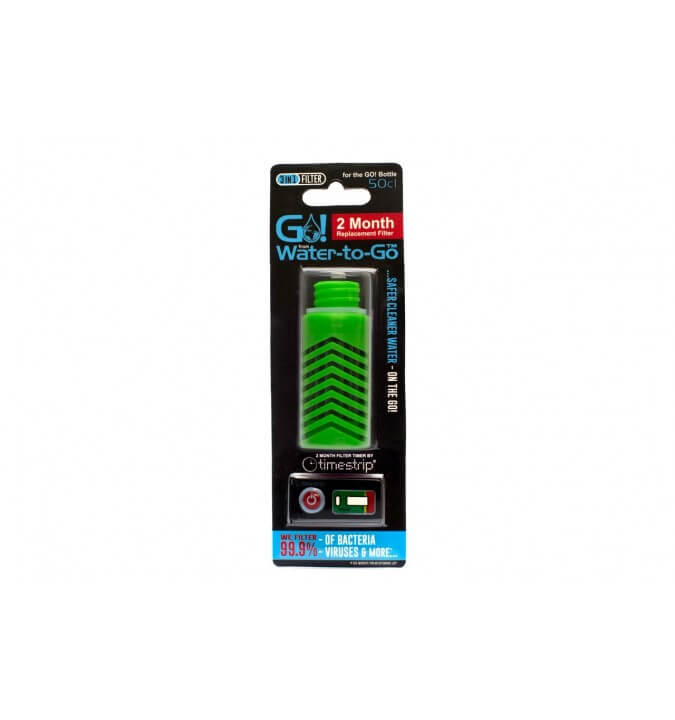 Filtre City pour gourde WATER TO GO - couleur vert Filtre City pour gourde WATER TO GO - couleur vert