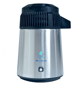 Distillateur d'eau Megahome inox + carafe en verre Distillateur d'eau Megahome inox + carafe en verre