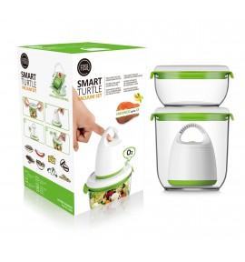 Lot de 2 boîtes sous vide rondes - FOSA Lot de 2 boîtes sous vide rondes - FOSA