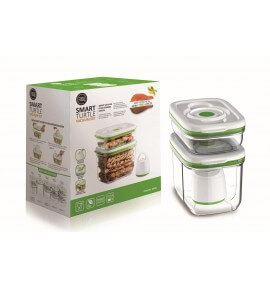 Lot de 2 boîtes sous vide rectangulaires - FOSA Lot de 2 boîtes sous vide rectangulaires - FOSA