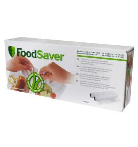 Lot de 2 rouleaux de mise sous vide prédécoupés - 4,8M - FOODSAVER Lot de 2 rouleaux de mise sous vide prédécoupés - 4,8M - FOODSAVER