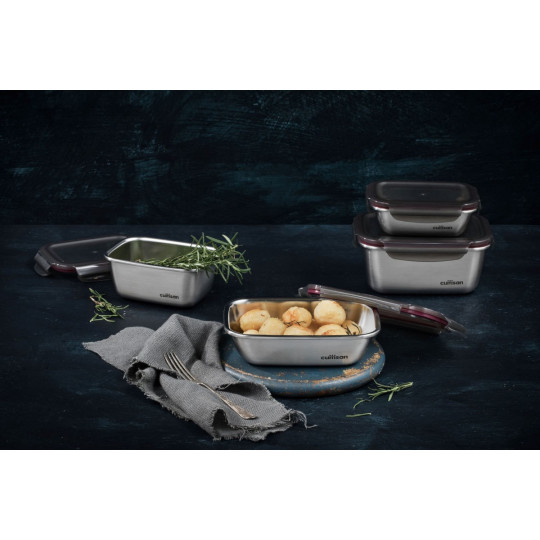 Boîte de conservation en inox rectangle - Cuitisan - 1,9L - 26