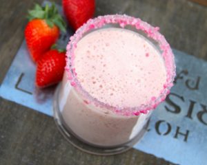 extracteur-de-jus, smoothie-fraise-banane