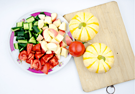 comment préparer, couper mes fruits et légumes pour l'extracteur de jus