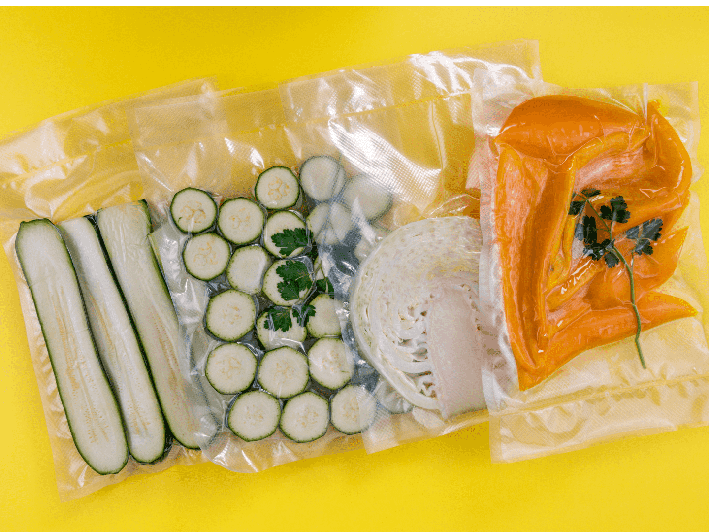 Tableaux des temps de conservation sous vide